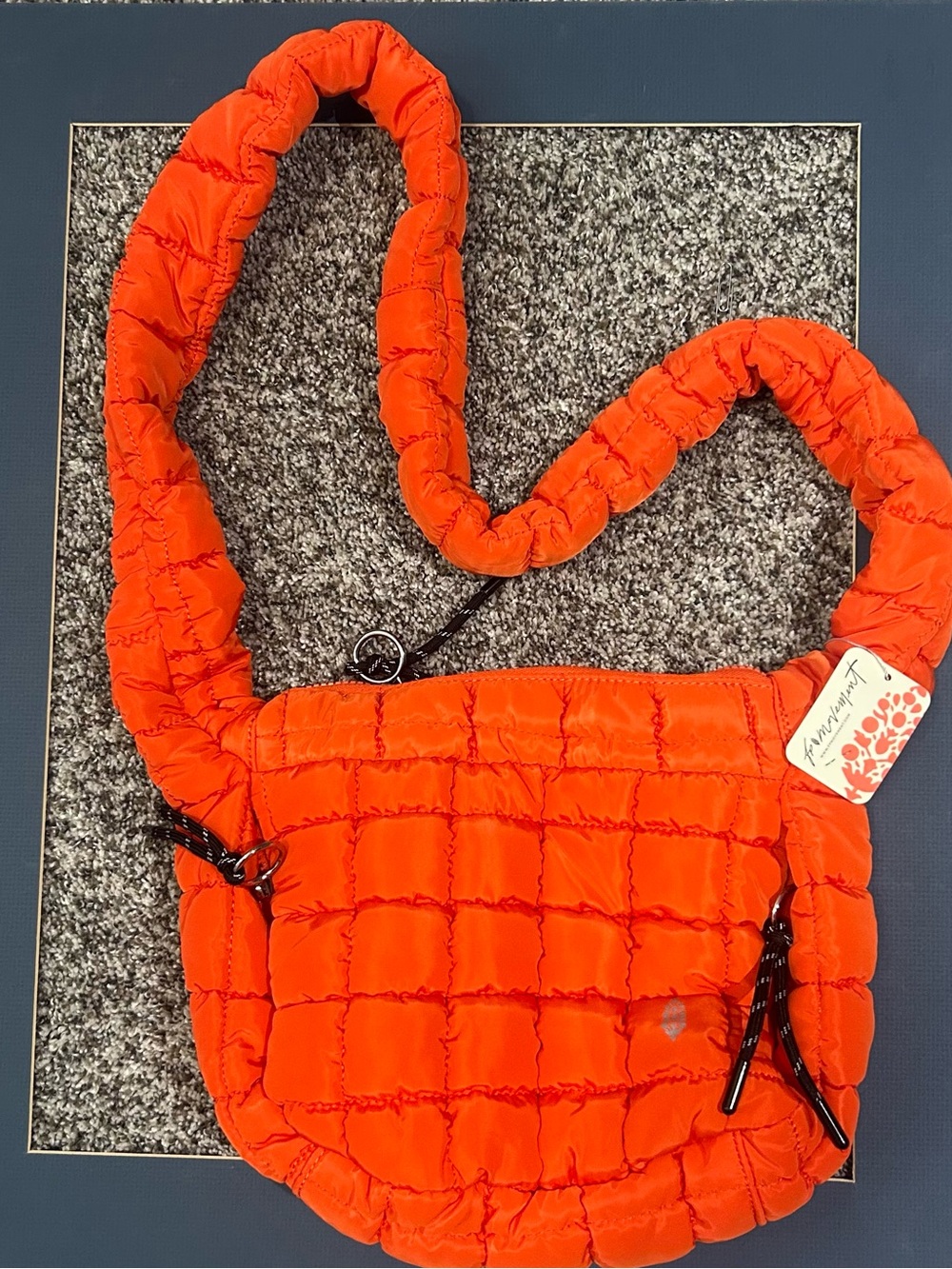 FP Movement by Free People Quilted Orange Crossbody Tote